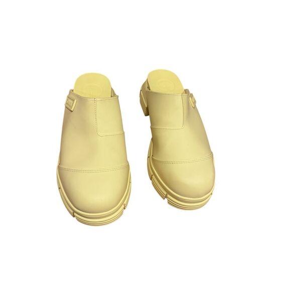 GANNI City Round-Toe Low-Heel Mules Yellow - Picture 5 of 7